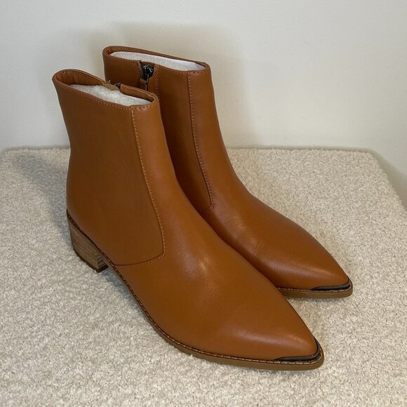Botkier Shoes - Botkier | Greer Block Heel Booties | Tan